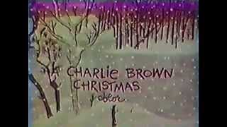CBS A Charlie Brown Christmas 1965 TV promo