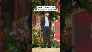 Dylan O’Brien brings boss energy to the red carpet in London for the UK Premiere of SEND HELP