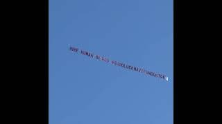 'Hire Human Beings' Flight Over Silicon Valley